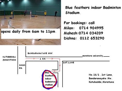 Greenpark Badminton Center .